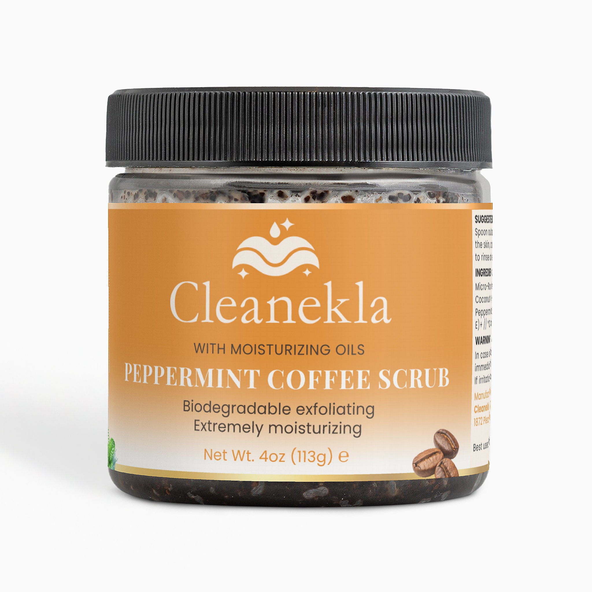 Peppermint Coffee Scrub